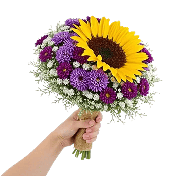 Golden Sunflower Bouquet