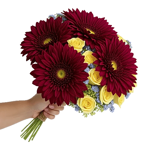 Crimson Blossom Harmony
