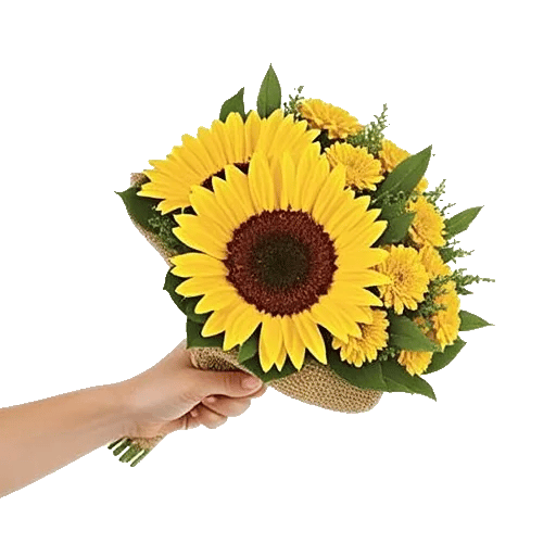 Golden Sunflower Bouquet