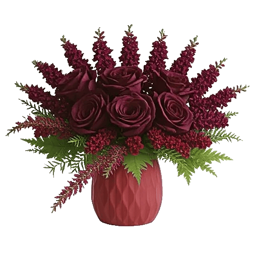 Crimson Blossom Harmony