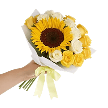Golden Sunflower Bouquet
