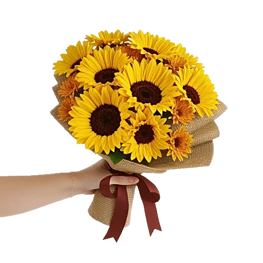 Golden Sunflower Bouquet
