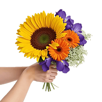 Golden Sunflower Bouquet