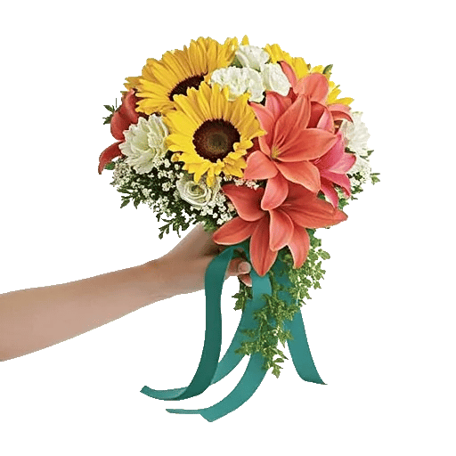 Golden Sunflower Bouquet