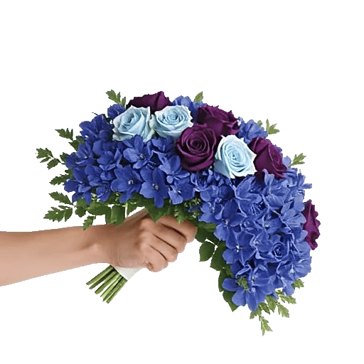 Elegant Blue Roses