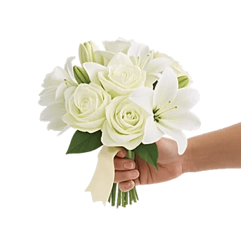 Graceful Lily Display