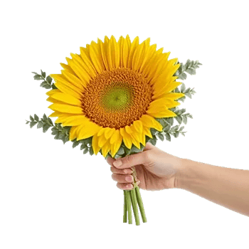 Golden Sunflower Bouquet