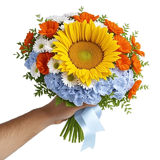 Golden Sunflower Bouquet