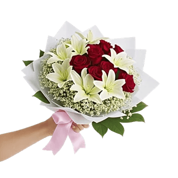 Graceful Lily Display