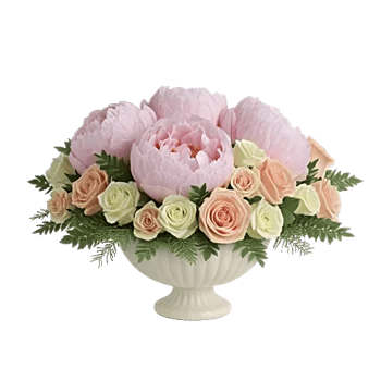 Blush Romantic Centerpiece