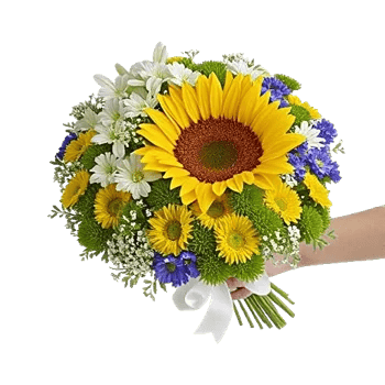 Golden Sunflower Bouquet