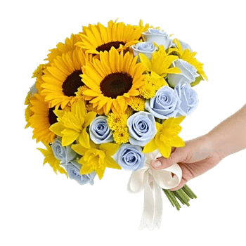 Golden Sunflower Bouquet