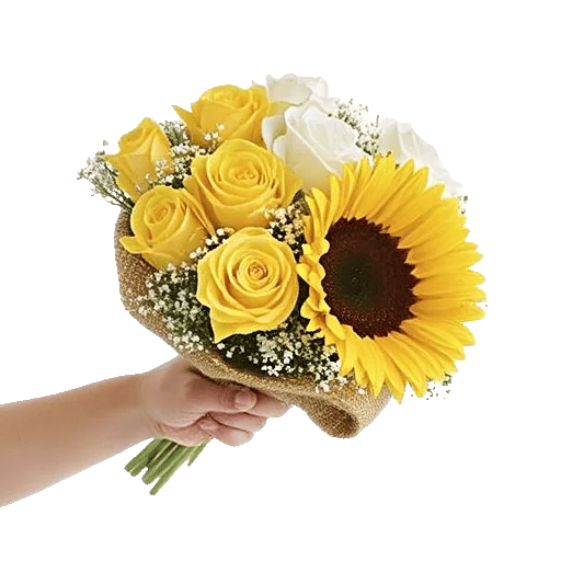 Golden Sunflower Bouquet