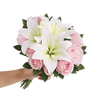 Graceful Lily Display
