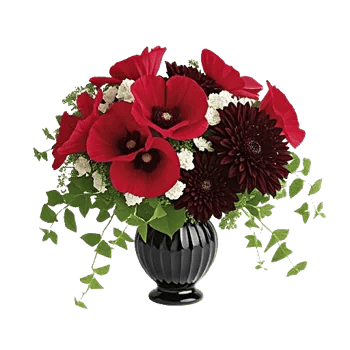 Crimson Blossom Harmony
