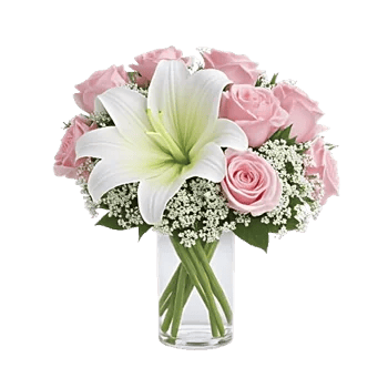 Graceful Lily Display