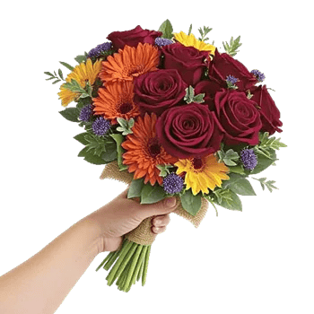 Crimson Blossom Harmony