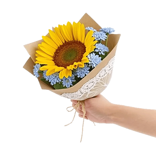 Golden Sunflower Bouquet
