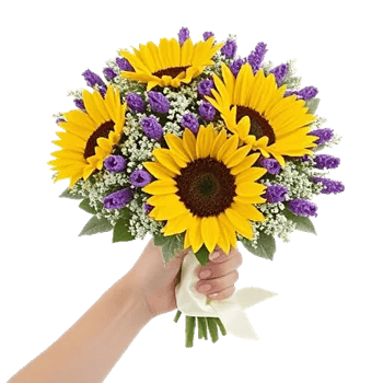 Golden Sunflower Bouquet