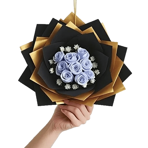 Elegant Blue Roses
