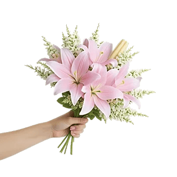 Graceful Lily Display