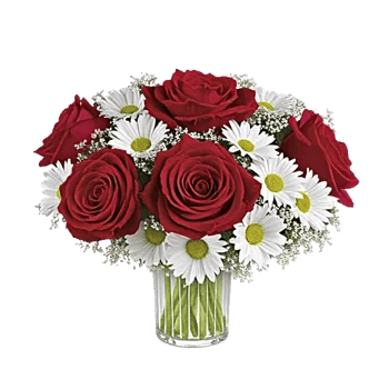 Crimson Blossom Harmony