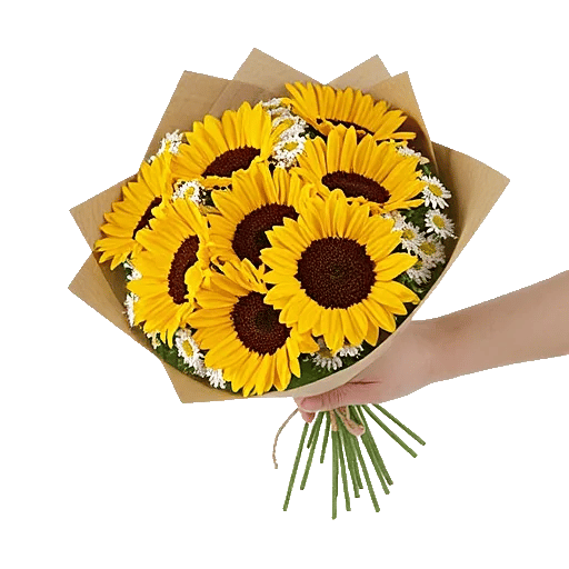 Golden Sunflower Bouquet