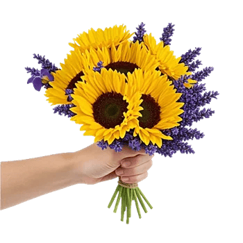 Golden Sunflower Bouquet