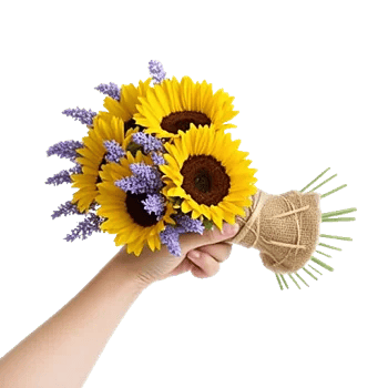 Golden Sunflower Bouquet
