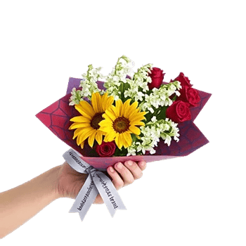 Golden Sunflower Bouquet