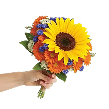 Golden Sunflower Bouquet