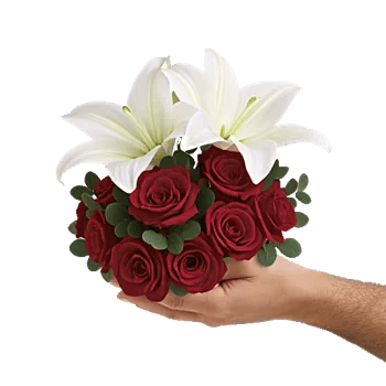 Graceful Lily Display