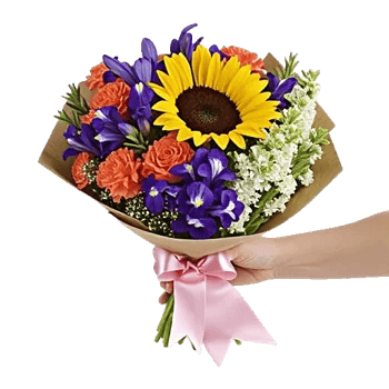 Golden Sunflower Bouquet