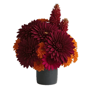 Crimson Blossom Harmony