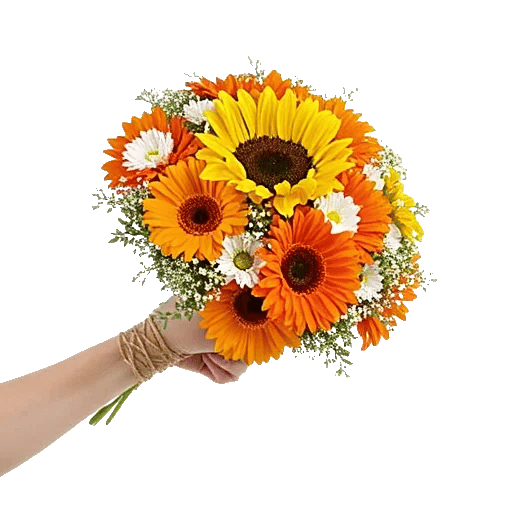 Golden Sunflower Bouquet