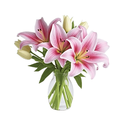 Graceful Lily Display