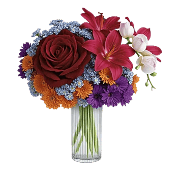 Crimson Blossom Harmony