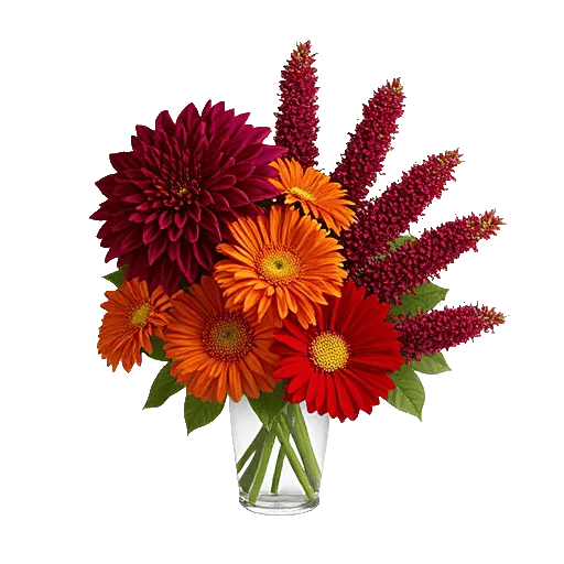 Crimson Blossom Harmony