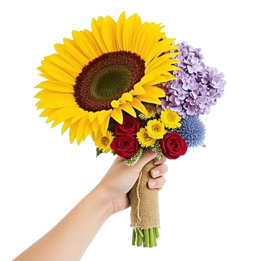 Golden Sunflower Bouquet