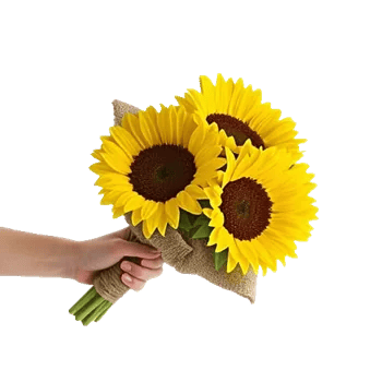 Golden Sunflower Bouquet