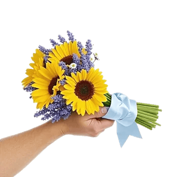 Golden Sunflower Bouquet