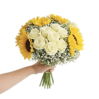 Golden Sunflower Bouquet