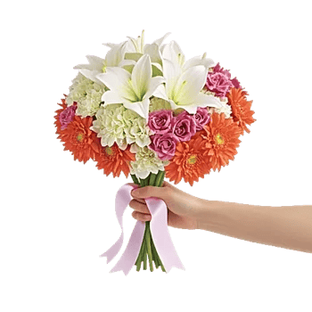 Graceful Lily Display