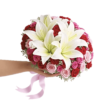 Graceful Lily Display