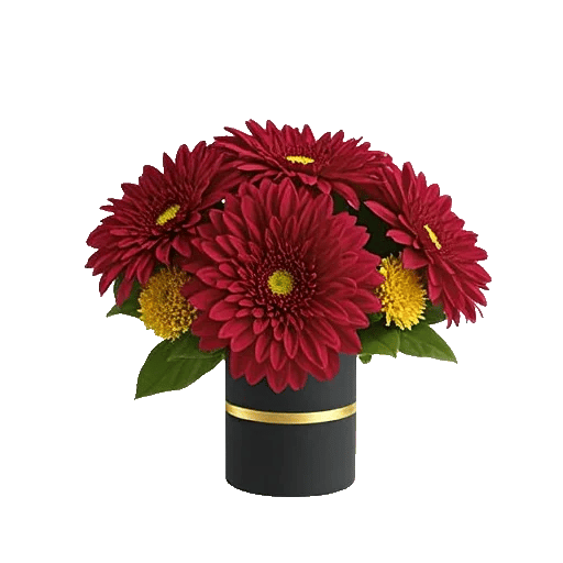 Crimson Blossom Harmony