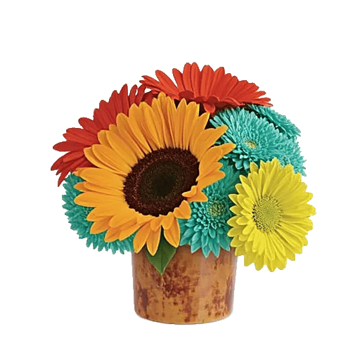 Amber Sunflower Glow