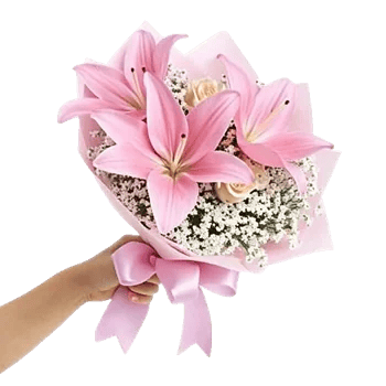 Graceful Lily Display