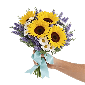 Golden Sunflower Bouquet