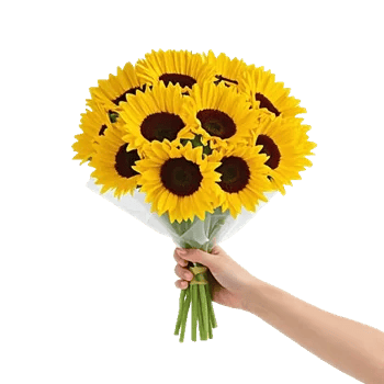 Golden Sunflower Bouquet