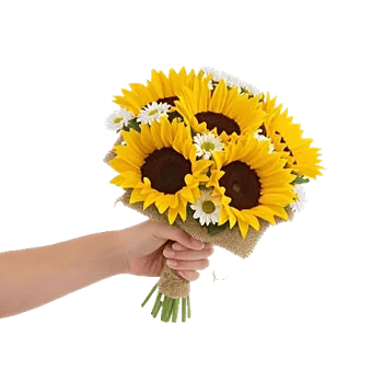 Golden Sunflower Bouquet